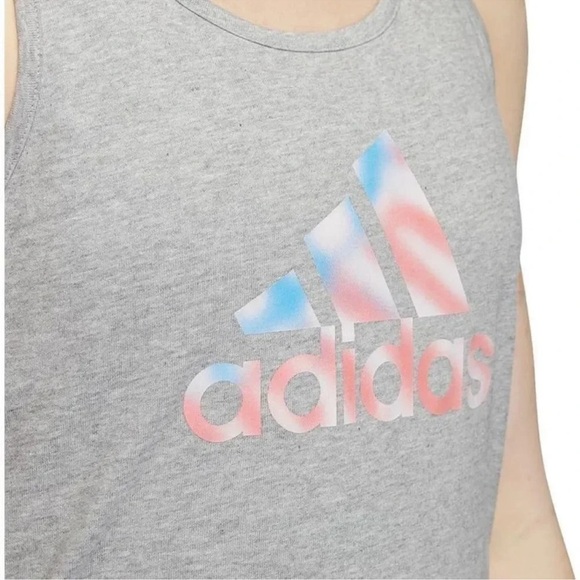 Adidas Americana Graphic Tank, Size: XL, Large, Med Grey NWT - Picture 3 of 4